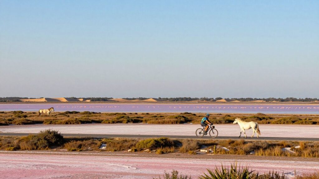 Cycling the Camargue: Flat Roads, Wild Horses, and Pink Salt Lakes