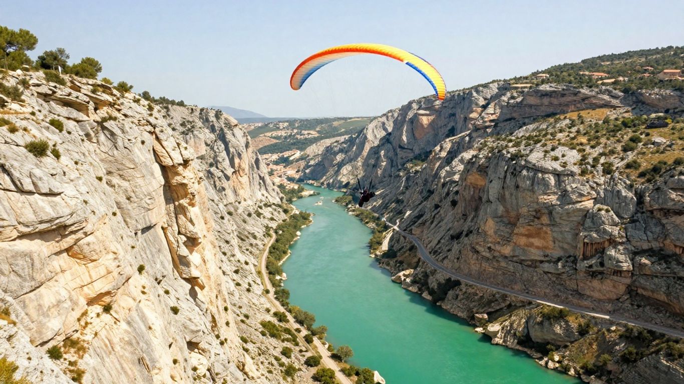 Paragliding Over the Gorges du Verdon: Booking Your First Flight
