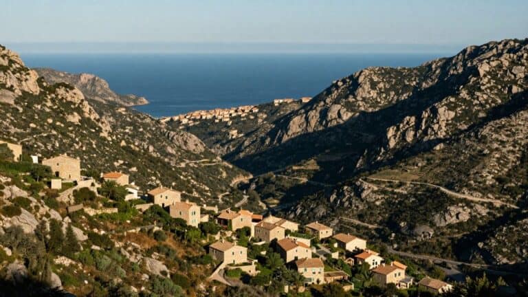 Corsica's Hilltop Villages: Where Stone Houses Meet Mountain Views